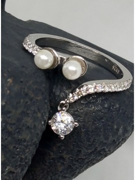 Δαχτυλίδι ασήμι 925 γυναικείο frozen silver