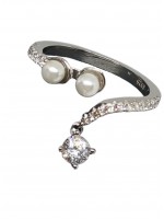 Δαχτυλίδι ασήμι 925 γυναικείο frozen silver