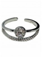 Δαχτυλίδι ασήμι 925 γυναικείο μονόπετρο silver