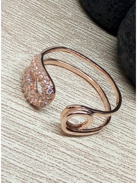 Δαχτυλίδι ασήμι 925 γυναικείο pin rose gold