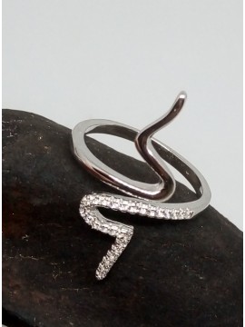 Δαχτυλίδι ασήμι 925 γυναικείο Φίδι silver