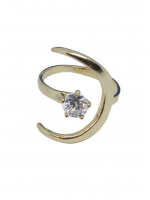 Δαχτυλίδι ασήμι 925 γυναικείο Moonlight gold