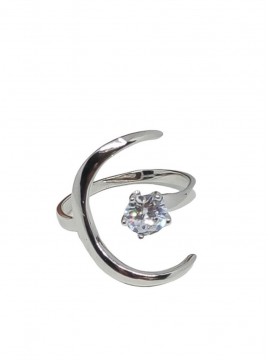Δαχτυλίδι ασήμι 925 γυναικείο Moonlight silver