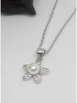 Κολιέ ασήμι 925 γυναικείο Flower
