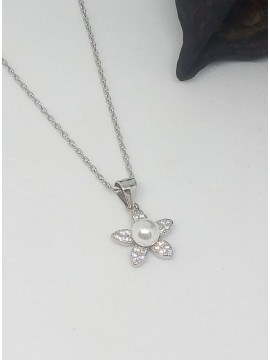 Κολιέ ασήμι 925 γυναικείο Flower