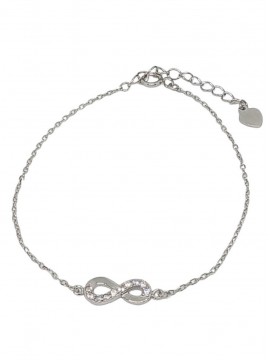 Βραχιόλι ασήμι 925 γυναικείο Άπειρο