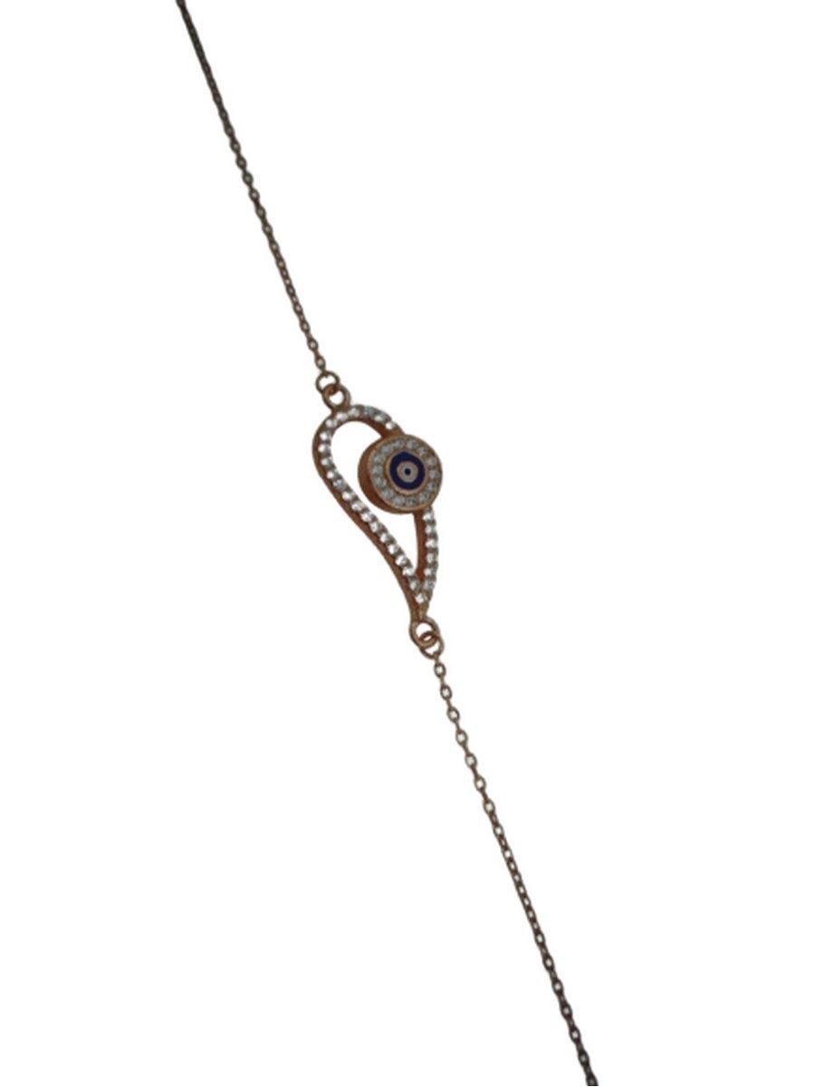 Βραχιόλι ασήμι 925 γυναικείο Rose Eye