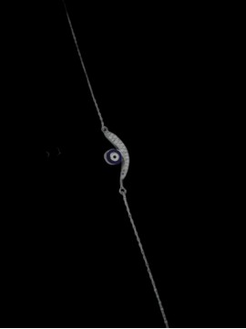 Βραχιόλι ασήμι 925 γυναικείο Μάτι Silver