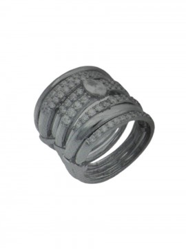 Δαχτυλίδι ασήμι 925 γυναικείο επταπλό silver