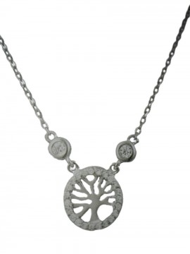 Κολιέ ασήμι 925 γυναικείο δέντρο της ζωής silver
