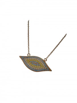 Κολιέ ασήμι 925 γυναικείο Rose Boho Eye