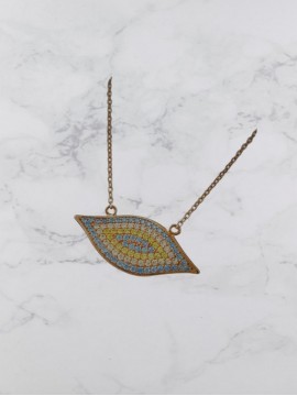 Κολιέ ασήμι 925 γυναικείο Rose Boho Eye