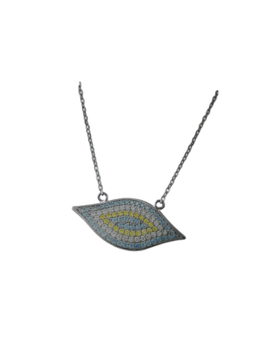 Κολιέ ασήμι 925 γυναικείο Silver Boho Eye