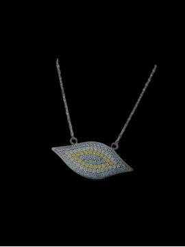 Κολιέ ασήμι 925 γυναικείο Silver Boho Eye