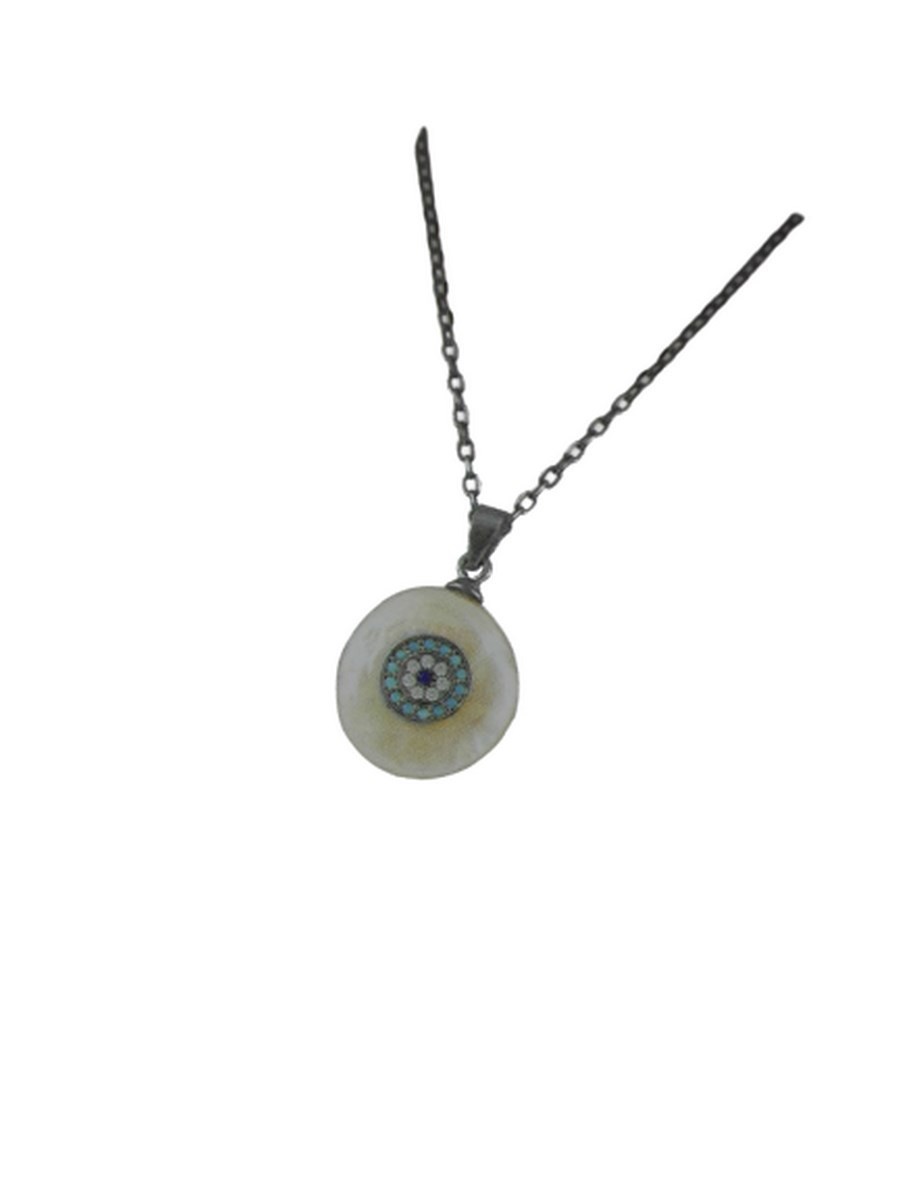 Κολιέ ασήμι 925 γυναικείο  Silver Φίλντισι