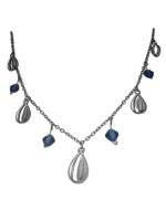 Κολιέ ασήμι 925 γυναικείο κοχύλι με κρύσταλλα silver