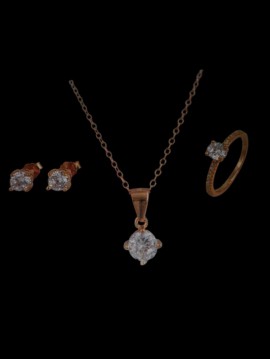 Σετ ασήμι 925 γυναικείο White Diamond