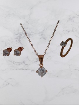 Σετ ασήμι 925 γυναικείο White Diamond