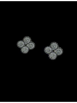 Σκουλαρίκι ασήμι 925 γυναικείο Silver Flower