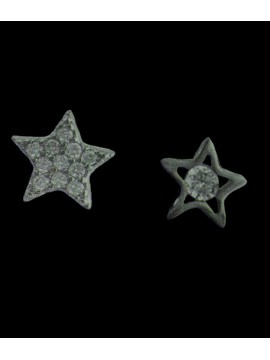 Σκουλαρίκι ασήμι 925 γυναικείο Silver Star
