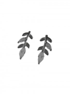 Σκουλαρίκι ασήμι 925 γυναικείο Silver Leaves