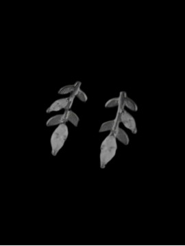 Σκουλαρίκι ασήμι 925 γυναικείο Silver Leaves