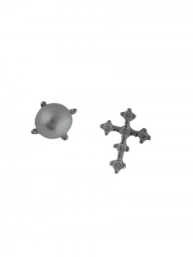 Σκουλαρίκι ασήμι 925 γυναικείο Silver Byzantine