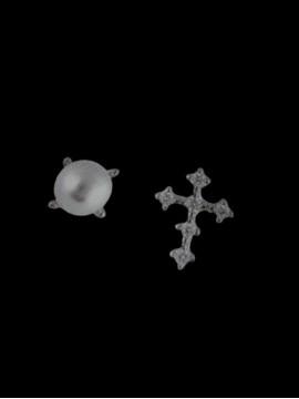 Σκουλαρίκι ασήμι 925 γυναικείο Silver Byzantine