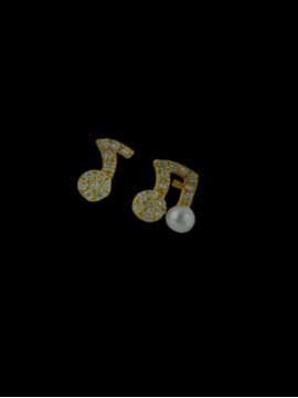 Σκουλαρίκι ασήμι 925 γυναικείο Gold Note