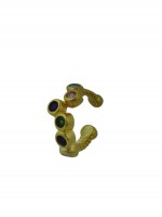 Σκουλαρίκι ασήμι 925 γυναικείο Gold Claw