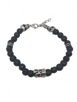 Ανδρικό ατσάλινο μοντέρνο ροζάριο king