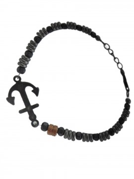 Ανδρικό  ατσάλινο  βραχιόλι  άγκυρα