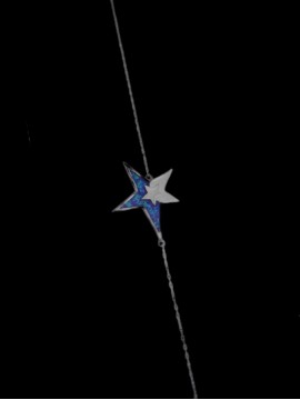 Βραχιόλι ασήμι 925 γυναικείο Αστέρι blue