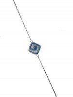 Βραχιόλι ασήμι 925 γυναικείο Δήλος blue