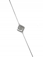 Βραχιόλι ασήμι 925 γυναικείο Δήλος white