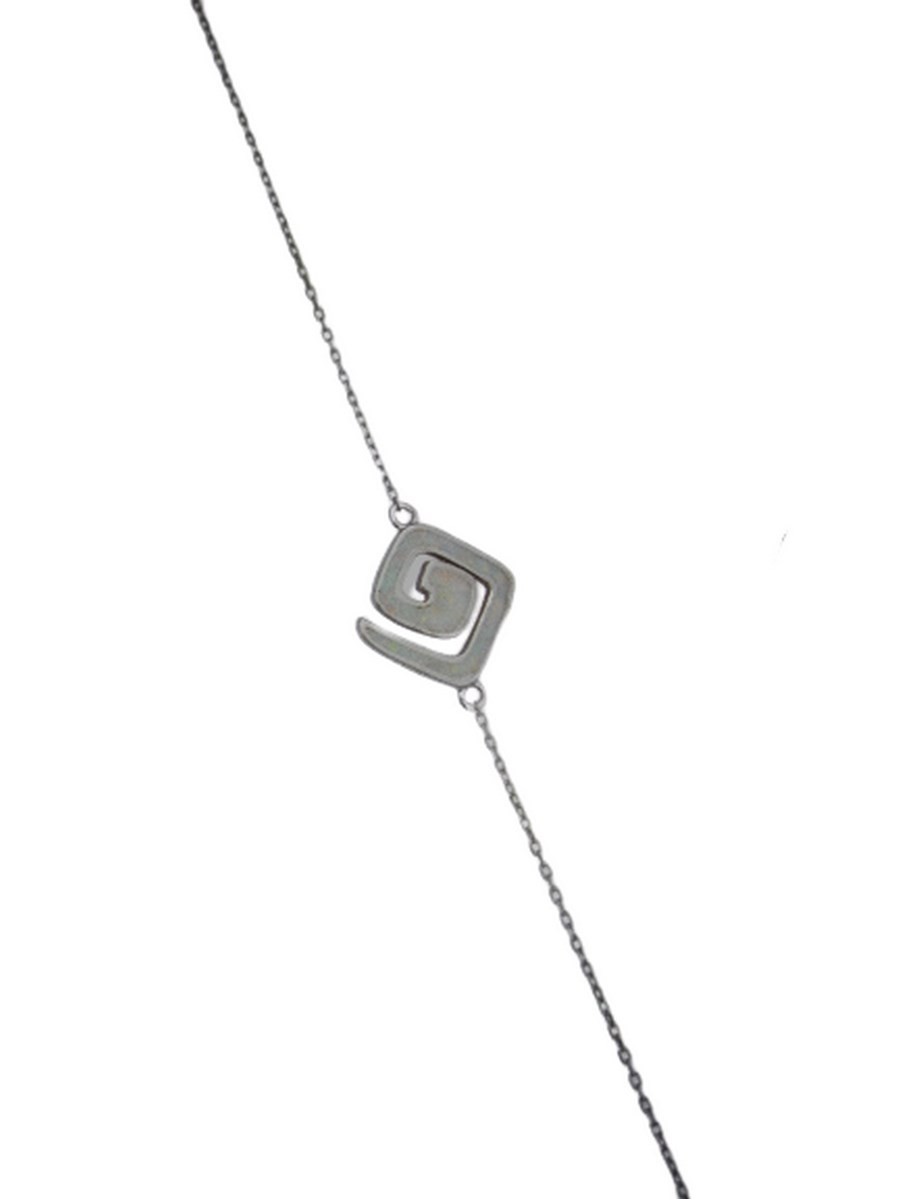 Βραχιόλι ασήμι 925 γυναικείο Δήλος white