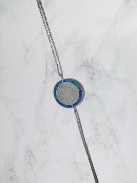 Βραχιόλι ασήμι 925 γυναικείο Φαιστός blue
