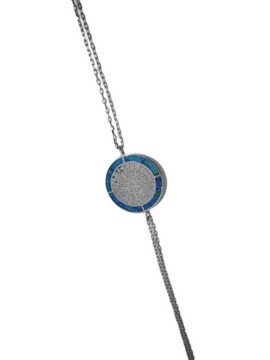 Βραχιόλι ασήμι 925 γυναικείο Φαιστός blue