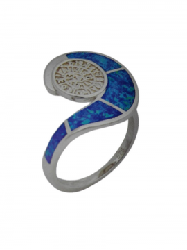 Δαχτυλίδι ασήμι 925 γυναικείο Snail