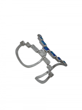 Δαχτυλίδι ασήμι 925 γυναικείο  blue wind