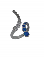 Δαχτυλίδι ασήμι 925 γυναικείο Blue Ocean