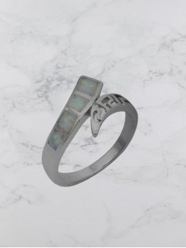 Δαχτυλίδι ασήμι 925 γυναικείο Crete white  