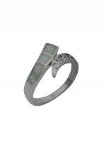 Δαχτυλίδι ασήμι 925 γυναικείο Crete white  