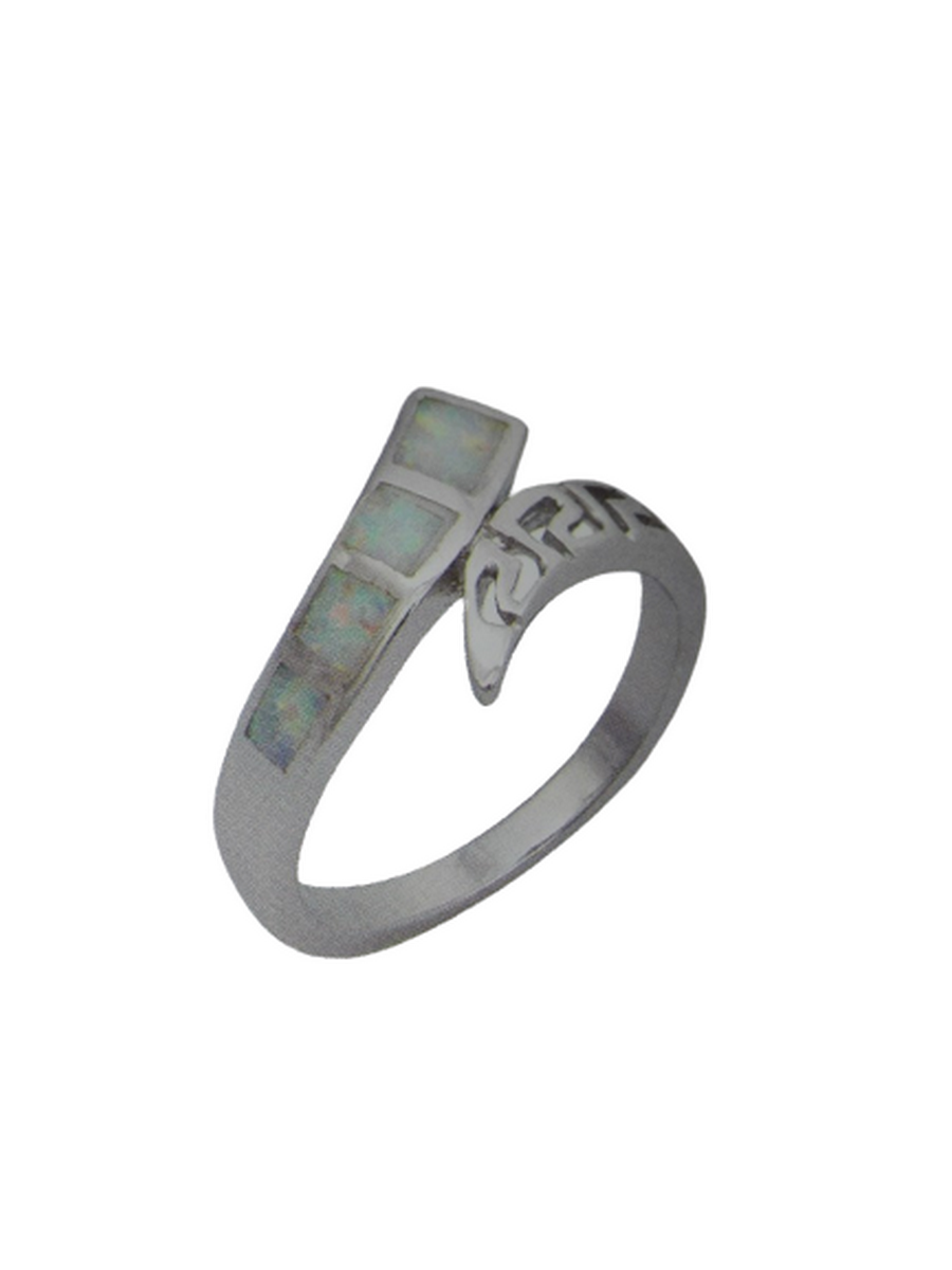 Δαχτυλίδι ασήμι 925 γυναικείο Crete white  