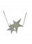 Κολιέ ασήμι 925 γυναικείο αστέρια white