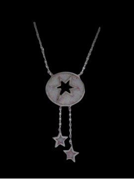 Κολιέ ασήμι 925 γυναικείο αστέρι white