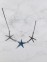 Κολιέ ασήμι 925 γυναικείο αστερίες blue