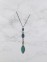 Κολιέ ασήμι 925 γυναικείο κρεμαστό blue