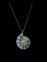 Κολιέ ασήμι 925 γυναικείο θαλάσσιο σαλιγκάρι blue