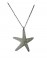 Κολιέ ασήμι 925 γυναικείο αστερίας silver wite